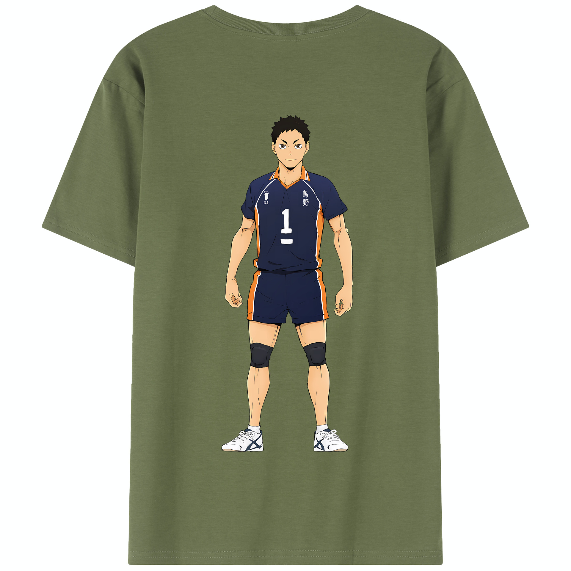 （画像用） ハイキュー!! Haikyu!! 綿100％半袖Tシャツ（背面プリント）